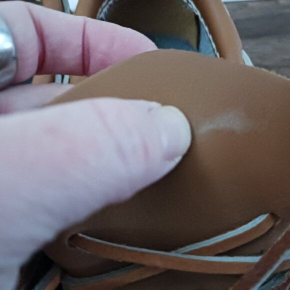 Bean Boots by LL Bean Women's 8 Navy Brown Leather Low Rubber Moc Toe Duck - Picture 5 of 9